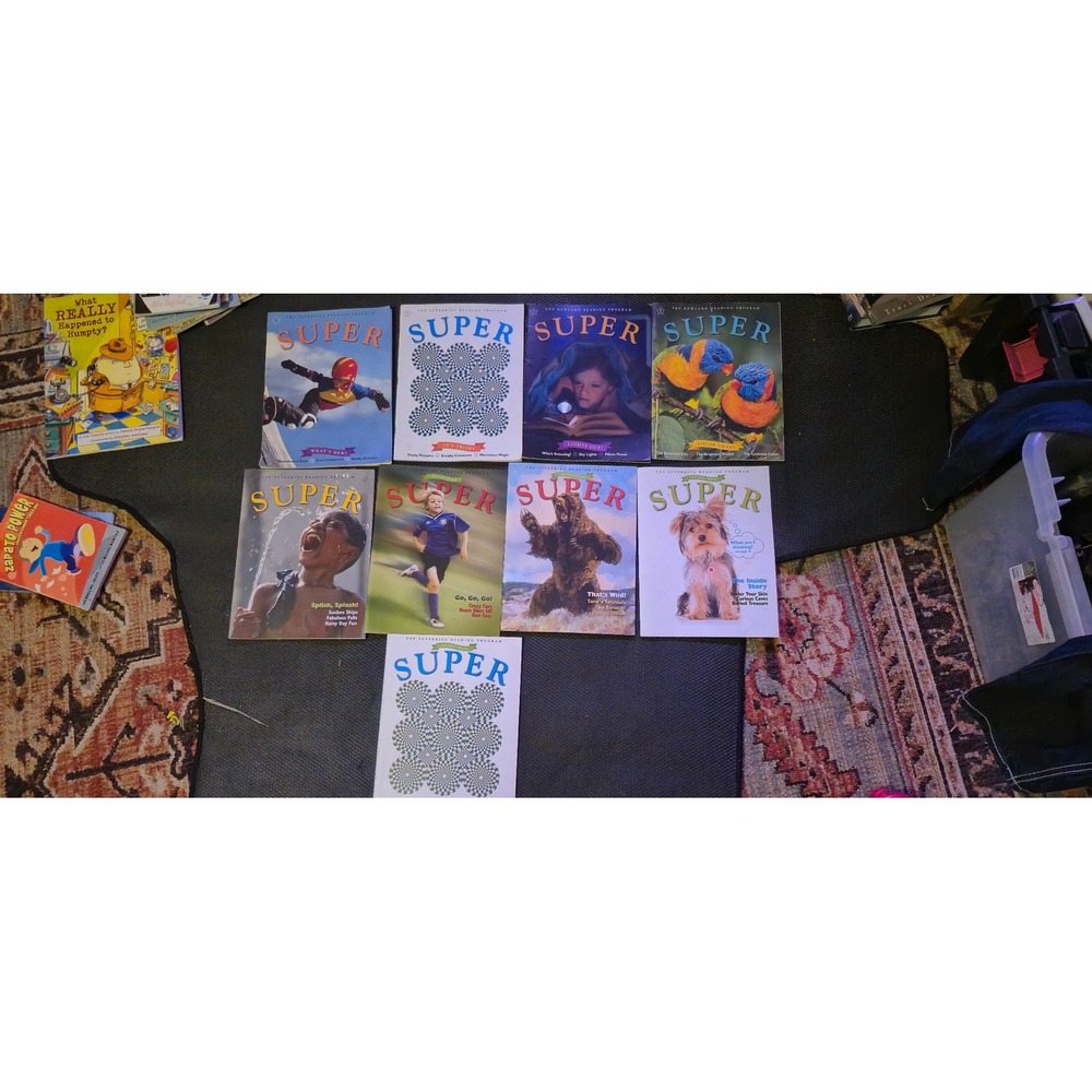 Superkids Reading Program SUPER Magazine Lot of 9 Second Grade Rowland Reading